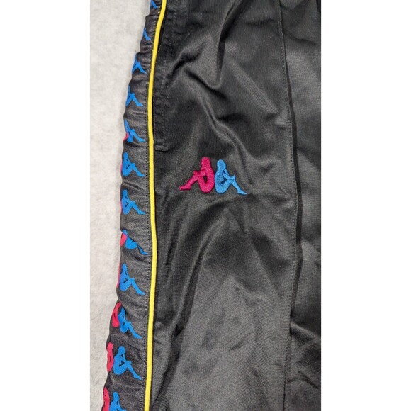 Kappa Women Pants Medium Track Sweatpant Logo Stripe Athletic Drawstring Y2k - Picture 2 of 12